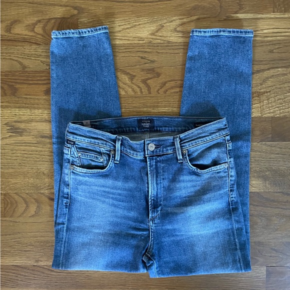 🦋Citizens of Humanity Rocket Crop High Rise Skinny Jeans COH Denim - Size 30🦋 - Picture 5 of 15